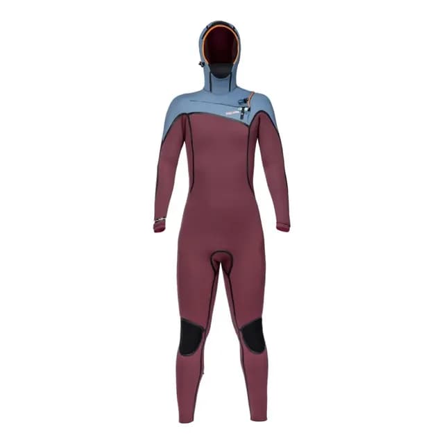 Traje De Surf Mujer Punani 5:4:3 Burdeo Haka Honu