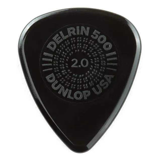 Pack Unetas Dunlop Delrin 500 Prime Grip 2.0mm