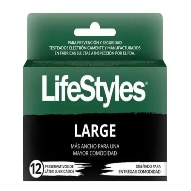 Preservativo Lifestyles Large X 12 Condones