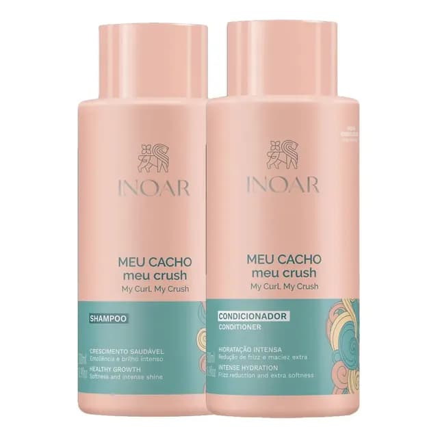 Meu Cacho Shampoo Y Acondicionador Inoar 500 Ml C/u Inoar