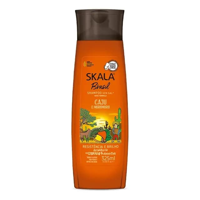 Shampoo De Caju Aporta Resistencia Y Brillo Skala 325 Ml