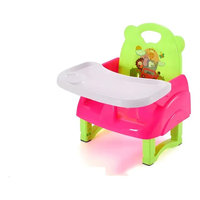 Silla De Bebe Para Comer Portatil Tipo Booster Metinca Rosado