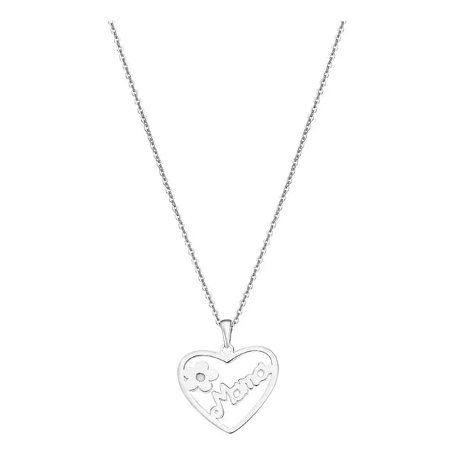 Collar Lp3231-1/1 Lotus Silver Mujer Mothers Love