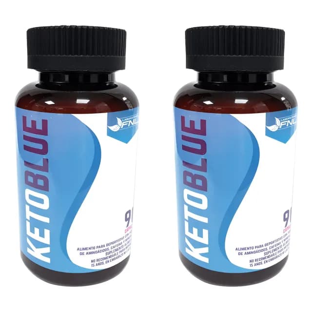 Keto Blue Fnl Pack 2 Unidades 180 Capsulas En Total