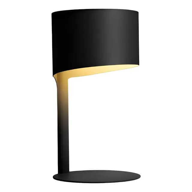 Lampara De Mesa Knulle Negro 1xe14