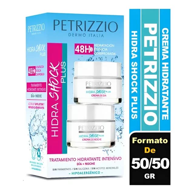 Petrizzio Set De Cremas Hidrashock Plus Dia/noche