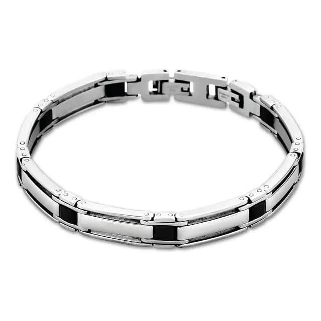 Pulsera Ls1575-2/1 Lotus Style Hombre Men In Black