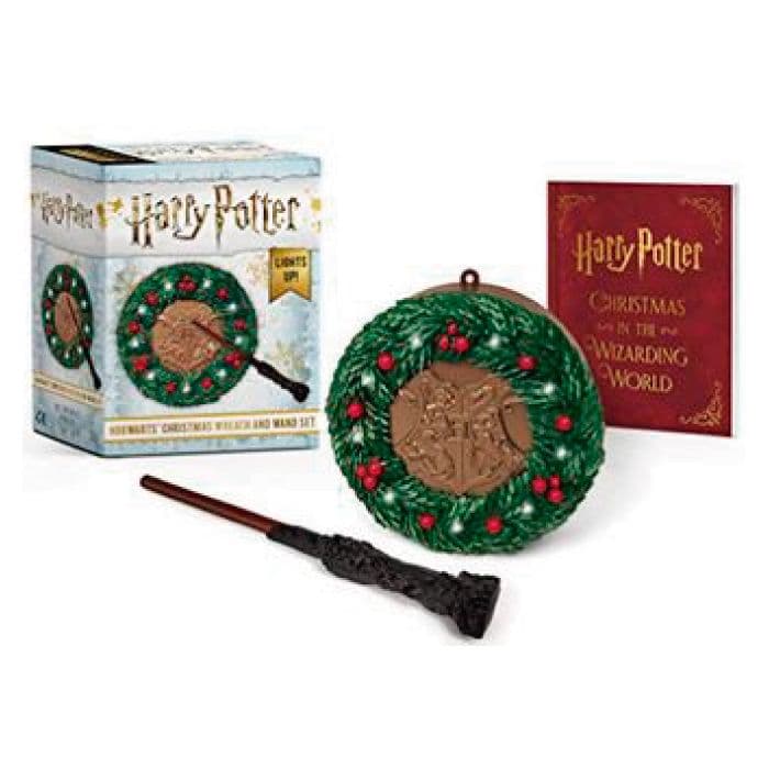 Harry Potter Hogwarts Christmas Wreath And Wand