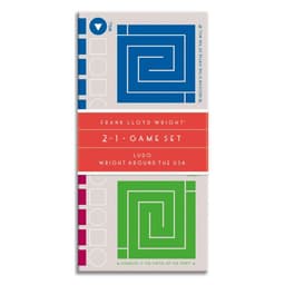 Juego 2 En 1, Ludo Y Carrera, Diseno Frank Lloyd Wright