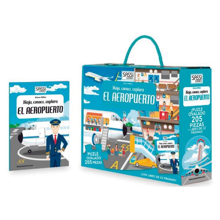 Libro Y Puzzle Aeropuerto