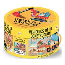 Libro Y Puzzle Vehiculos De La Construccion
