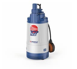 Bomba Sumergible de Drenaje Agua Limpia Top Multi3 0,75HP 220V