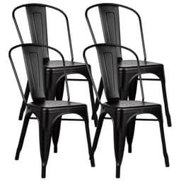 PACK DE 4 SILLA METAL TOLIX NEGRO