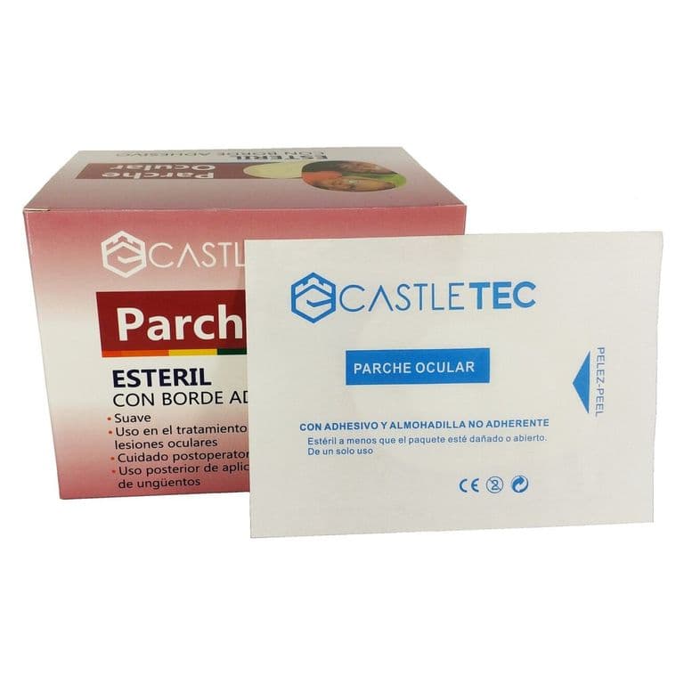 Parche Ocular Adhesivo Color Blanco Caja 50 Unid. HY9204
