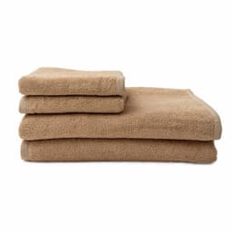 Set 2 toallas mano y 2 toallas bano Kanika, 100% algodon, 600gr.