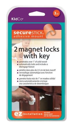 Bloqueador Magnetico para Puertas (2 unidades) - Blanco