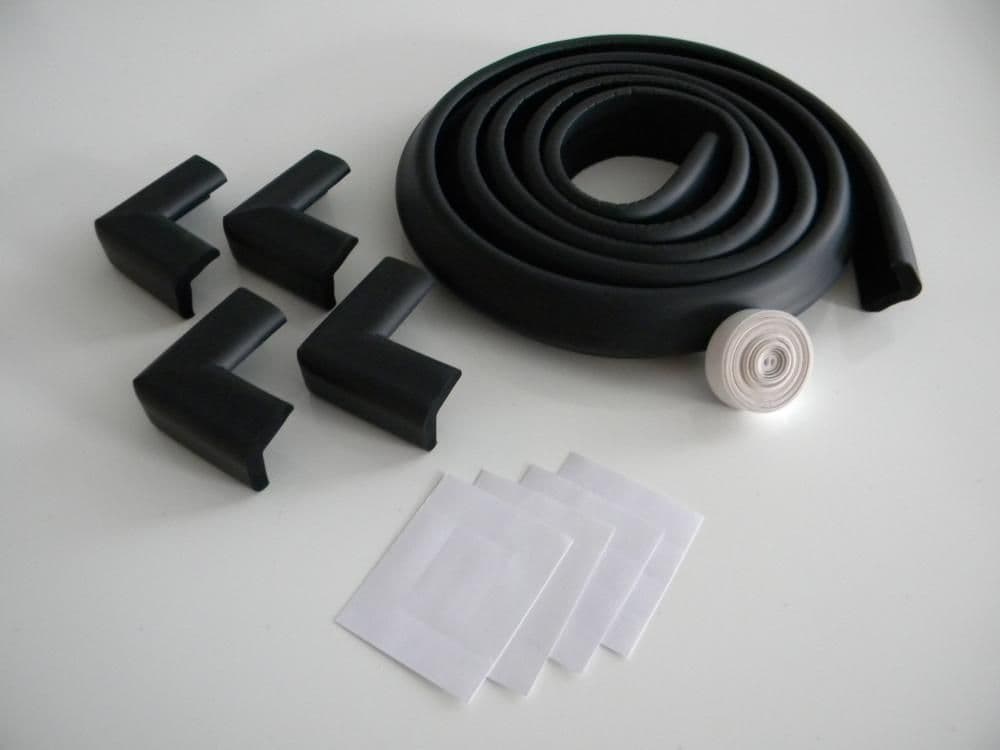 Pack Protectores para Bordes y Esquinas - Negro