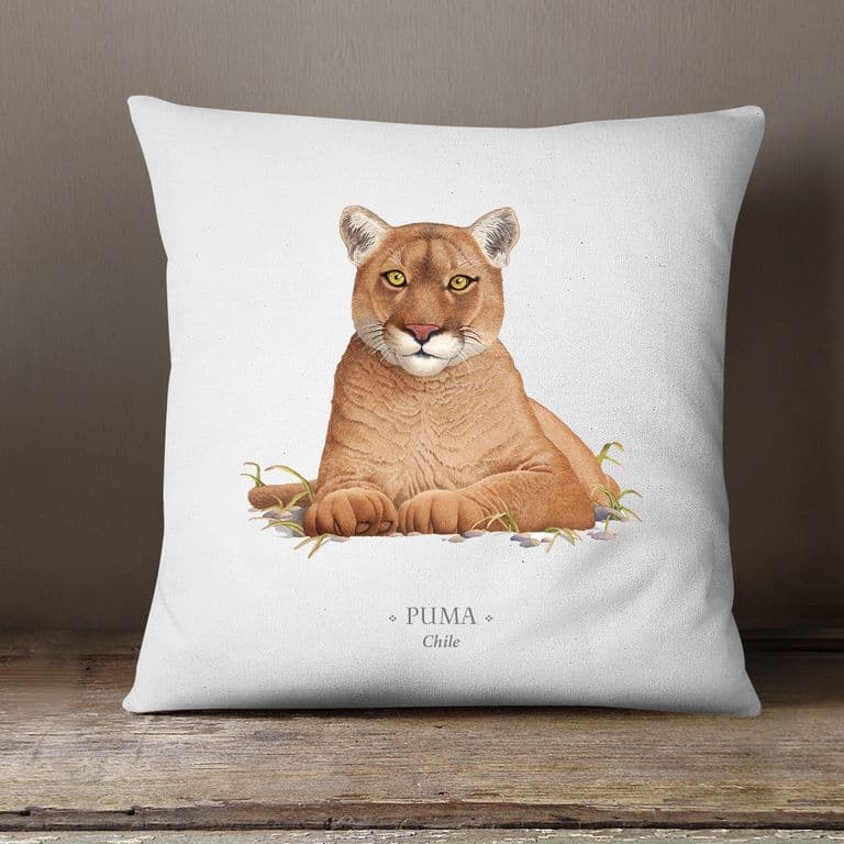 Funda De Cojin De Puma