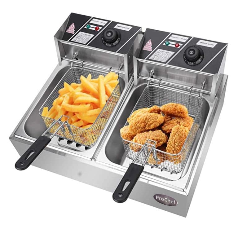 Freidora Electrica 2 Depositos 5,5 Lt. c/u
