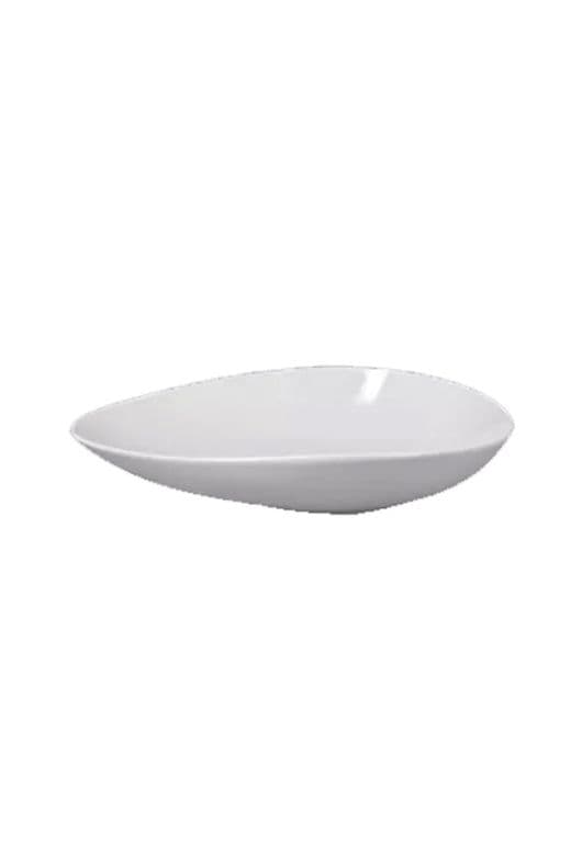 BOWL IRREGULAR PORCELANA BLANCO 25CM SHAPED RAK