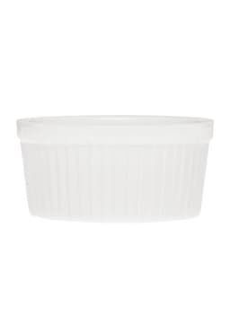 SET DE 12 POCILLOS PARA SOUFLE BLANCOS 11,5 CM STAR