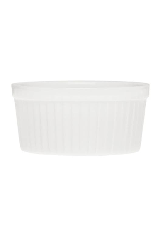 SET DE 12 POCILLOS PARA SOUFLE BLANCOS 11,5 CM STAR
