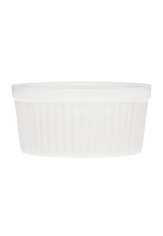 SET DE 12 POCILLOS PARA SOUFLE BLANCOS 6,5CM STAR