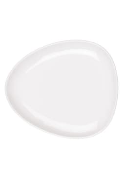 PLATO GOTA BAJO PORCELANA BLANCO 30CM STAR DESIGN