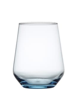 Set de 24 vasos vidrio bajo 425ml blue