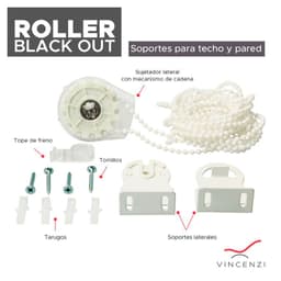 Kit Instalacion Cortina Roller Blackout