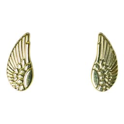 Aros Alas Lamina Enchapado Oro 18K Dorado TALLA UNICA