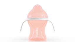 Vaso de entrenamiento Plus 150ml con Asas - Valvula de silicona SenseFloTM - Rosa