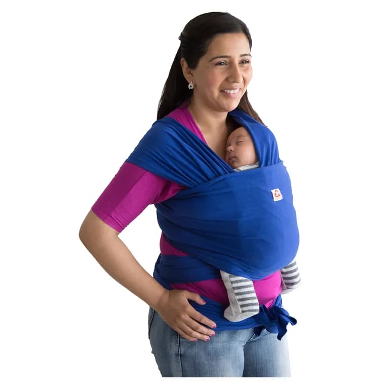 Fular Portabebe Semielasticado Azul Rey