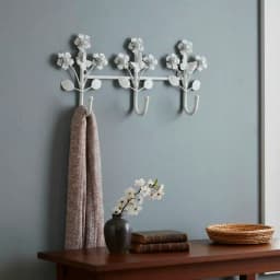 Perchero de pared Flores