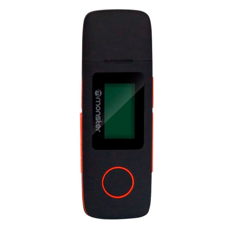 Reproductor Mp3 16gb Expandible / Radio/ Grabadora Lcd Rojo