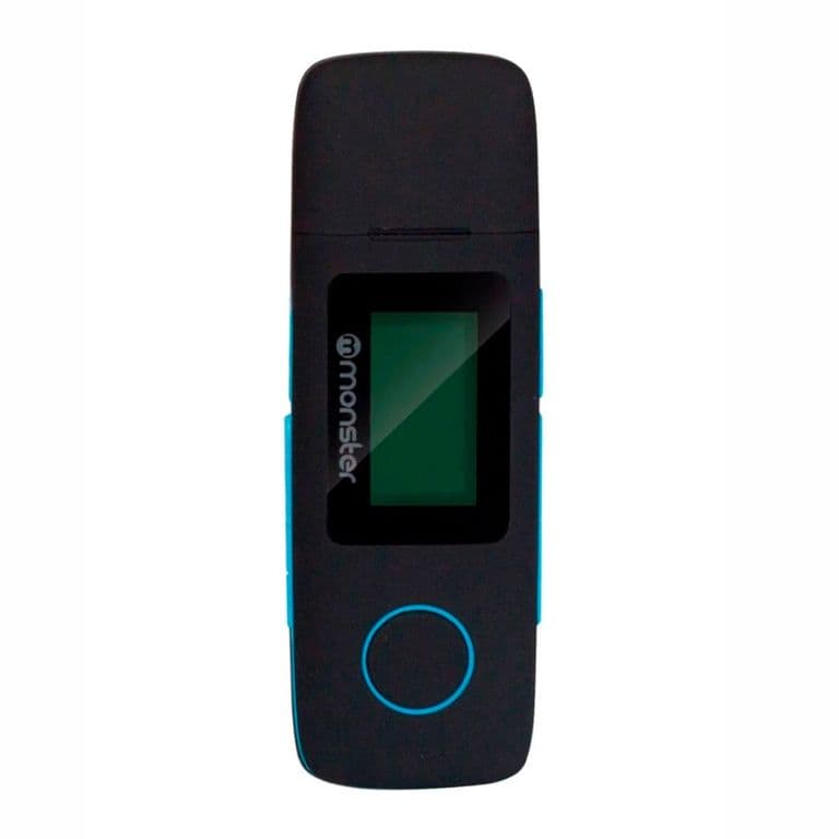 Reproductor Mp3 16gb Expandible / Radio/ Grabadora Lcd Azul