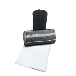Set 3 toallas de Rostro Escala 40x65 cm - 28O G/M2 -Teka - 3 colores.