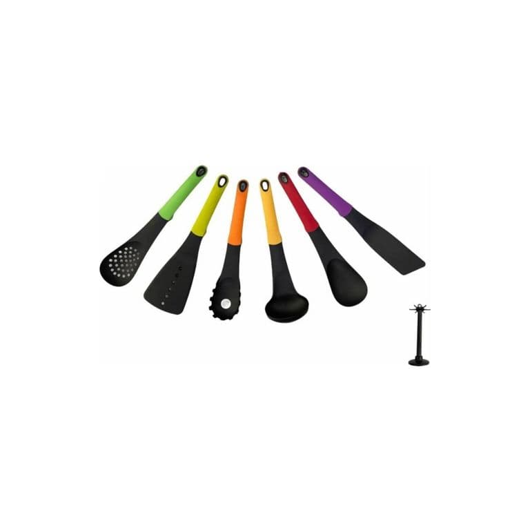 Set 6 Utensilios Espatulas Cuchara Cucharon Cocina