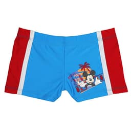 Traje de Bano Bebe Nino Short Mickey Rojo Amaranto - Rojo Rojo 6-9 MESES