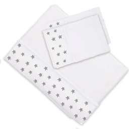 Juego de Sabanas Estrellas Gris King
