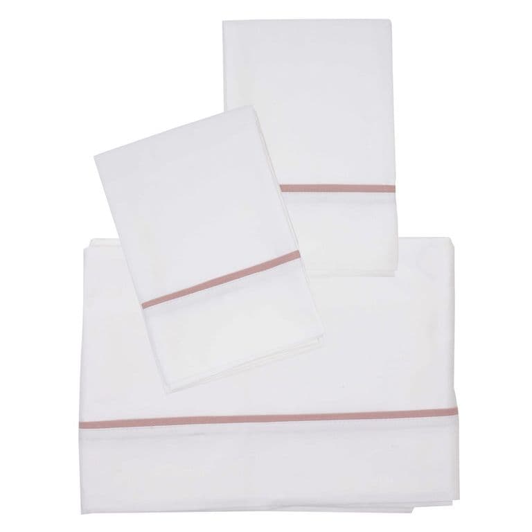 Juego de Sabanas Vivo Rosa Viejo Super King