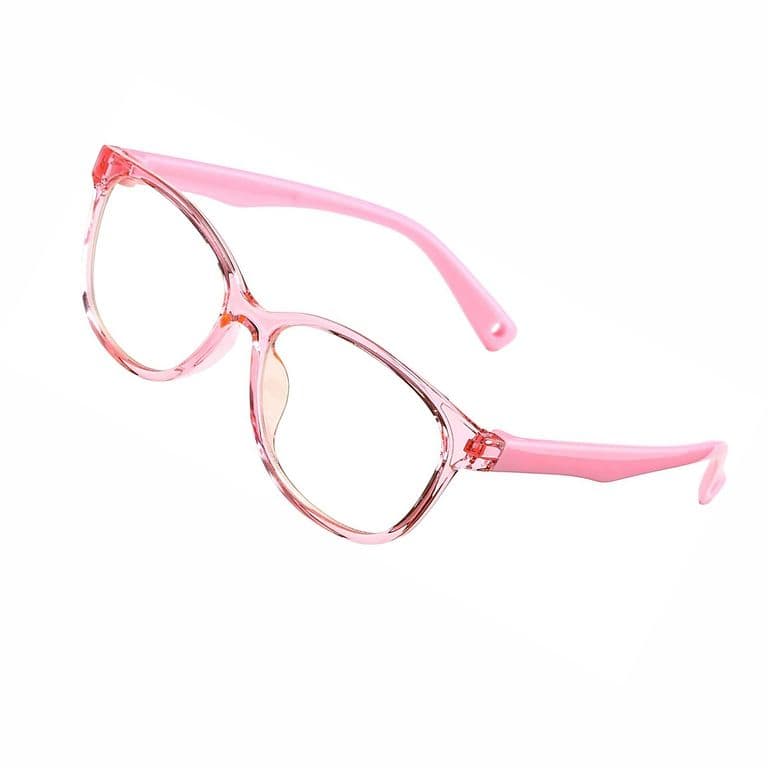 Lentes Filtro Luz Azul Ninos Anteojos Descanso Pantallas Ros Rosa Fuerte TALLA UNICA