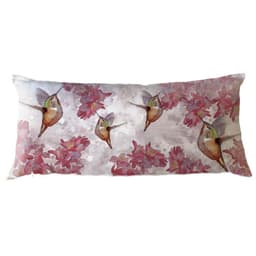 COJIN ALGODON PICAFLOR FLOR FUCSIA XL