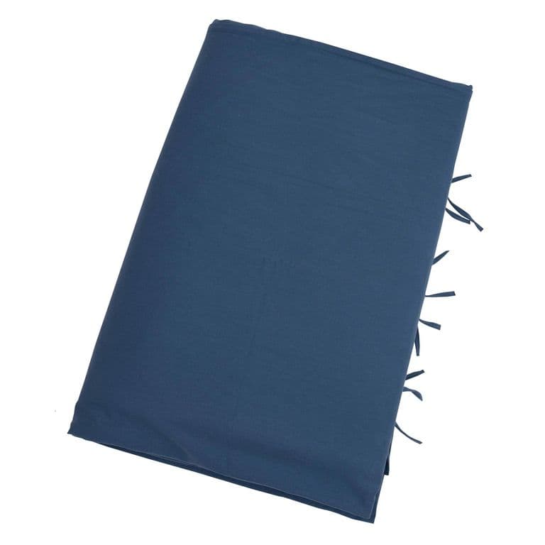 PIECERA ALGODON STONE WASH AZUL 220X80