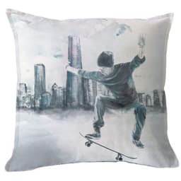 Funda de Cojin Estampado Skater 45x45 cm