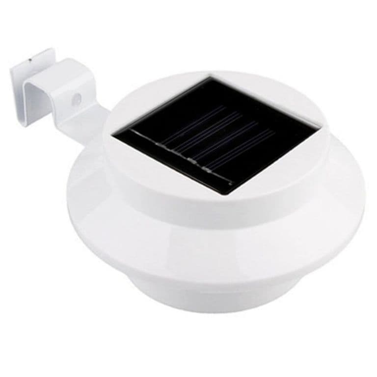 Foco led redondo con panel solar 3.7v blanco