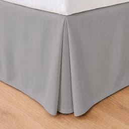 Faldon 144 hilos Clasico Liso King Gris
