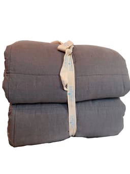 Cubrecama King Gris