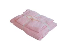 Juego de Sabanas de Lino King Rosadas