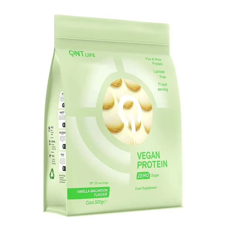 Proteina Vegana Sin Azucar 500gr Vainilla